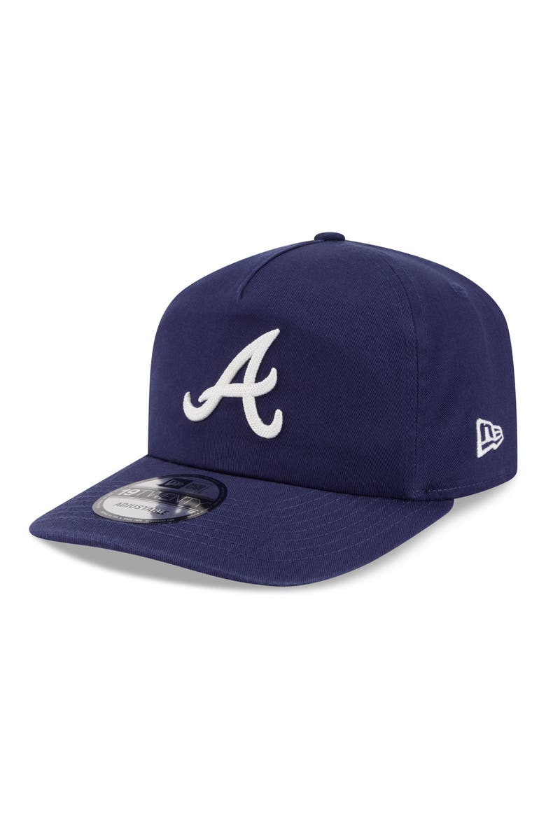 19TWENTY Atlanta Braves Adjustable Baseball Cap, Alternate, color, NAVY