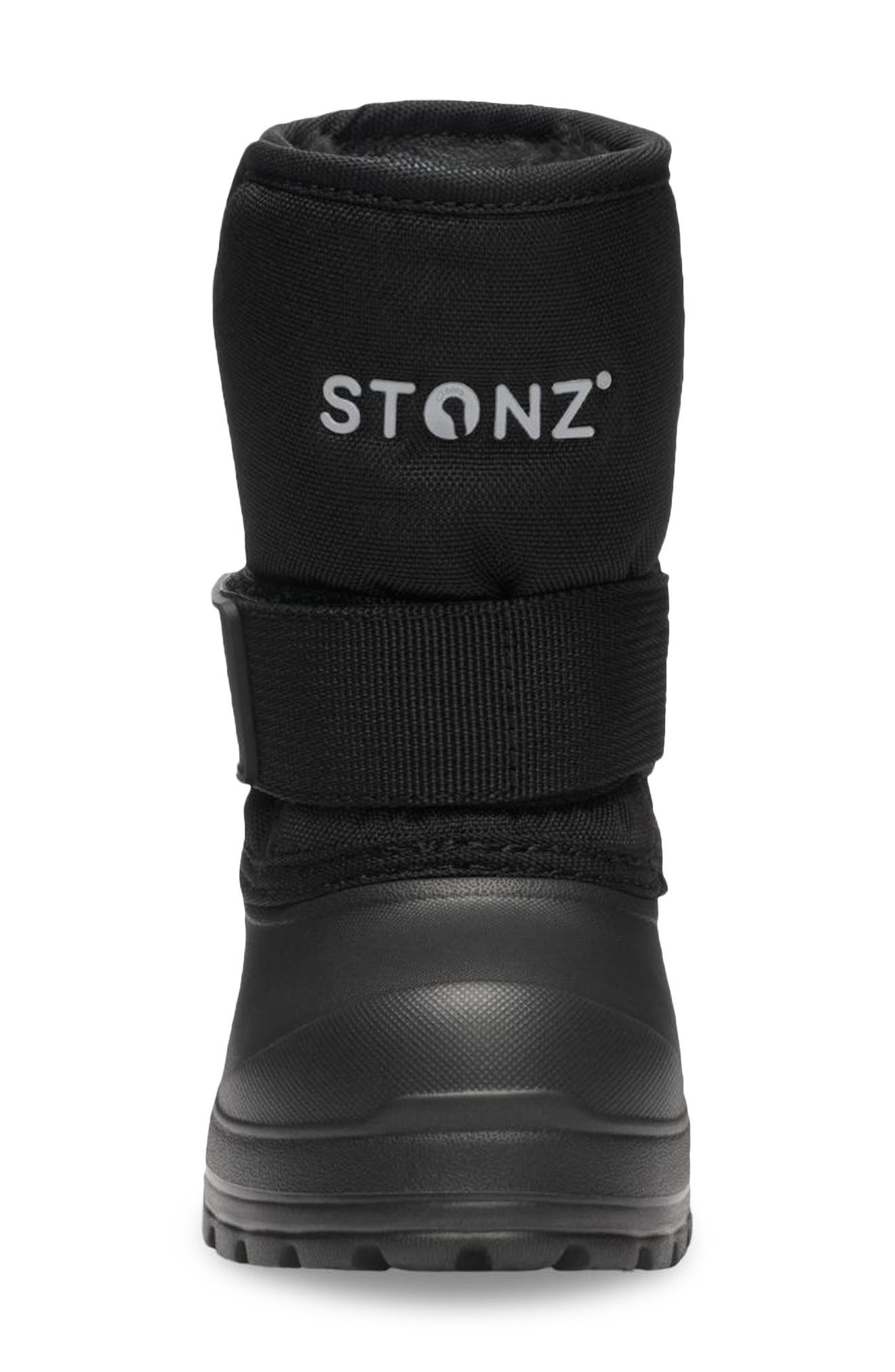 STONZ Kids' Trek Ultra Lightweight Insulated Snow Boot, Alternate, color, Black