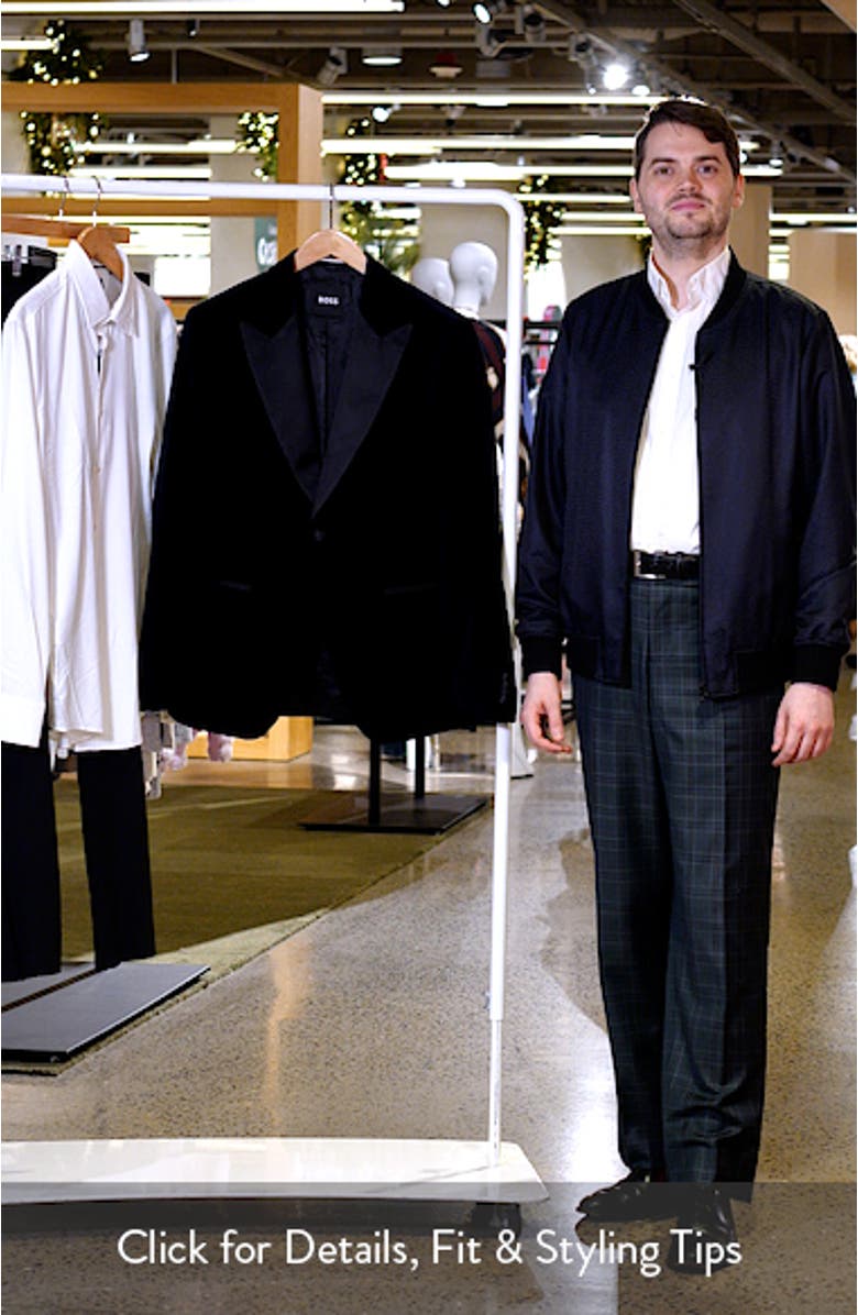 Hutson Cotton Velvet Dinner Jacket, sales video thumbnail