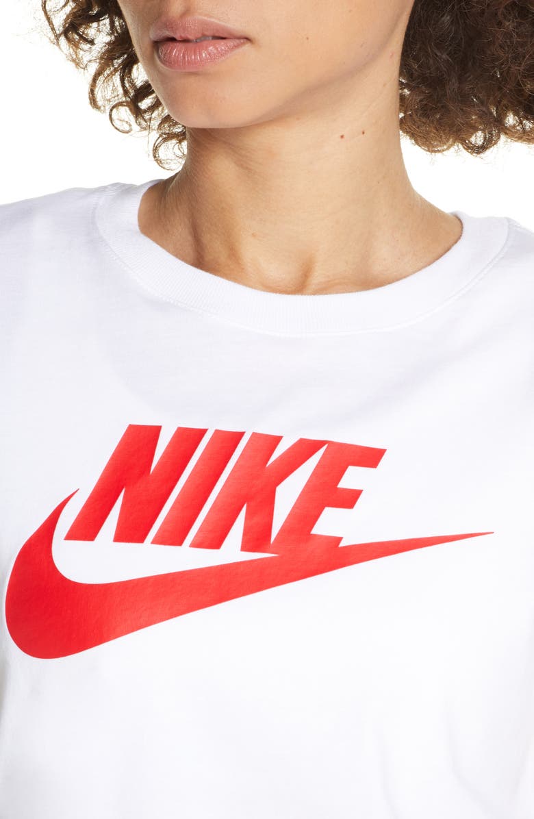 Nike Icon Futura Logo Graphic Cotton Tee, Alternate, color,