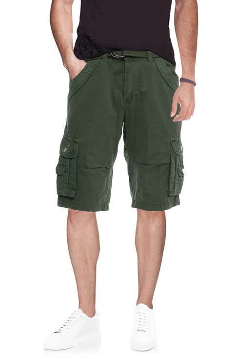 Belted Bermuda Cargo Shorts (Regular & Big)