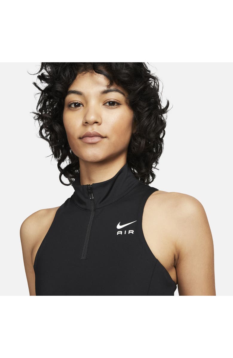Nike Air Dri-FIT Swoosh Mock Zip Sports Bra, Alternate, color, 