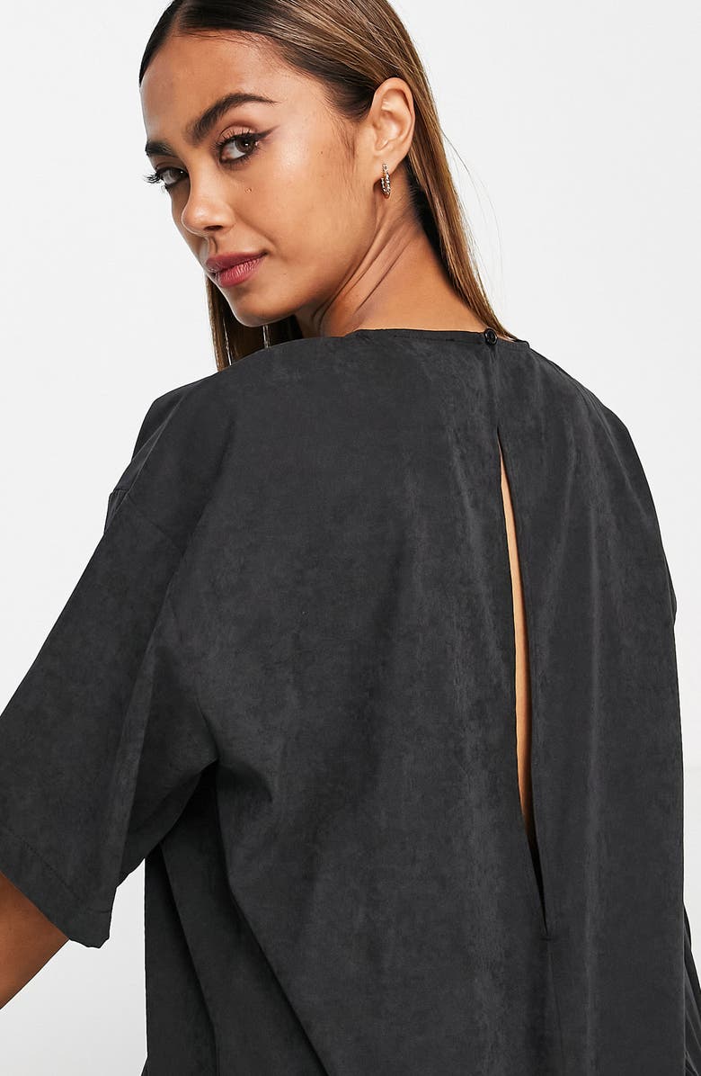 ASOS DESIGN Oversize T-Shirt Jumpsuit, Alternate, color, 