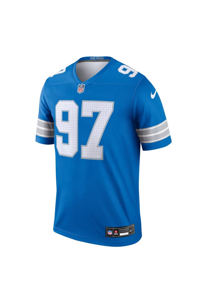 Men's Nike Aidan Hutchinson Blue Detroit Lions Legend Jersey, Alternate, color, Blue