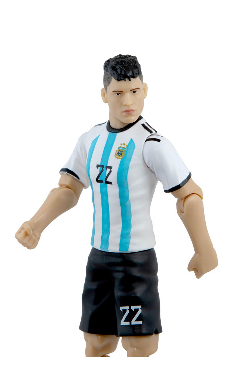 Banbo Toys Sockers Argentina National Lautaro Martinez 8" Soccer Action Figure, Alternate, color, Blue