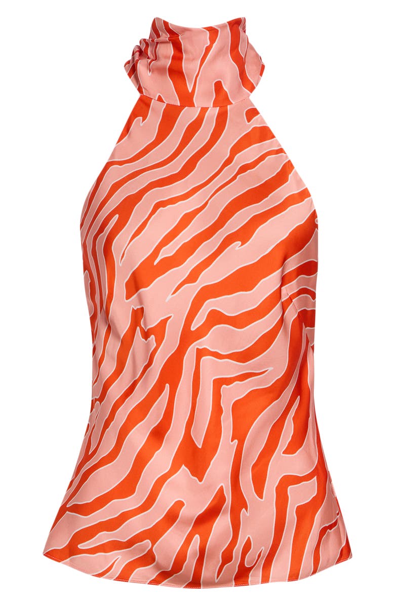 Toccin Izzie Zebra Stripe Halter Top, Alternate, color,