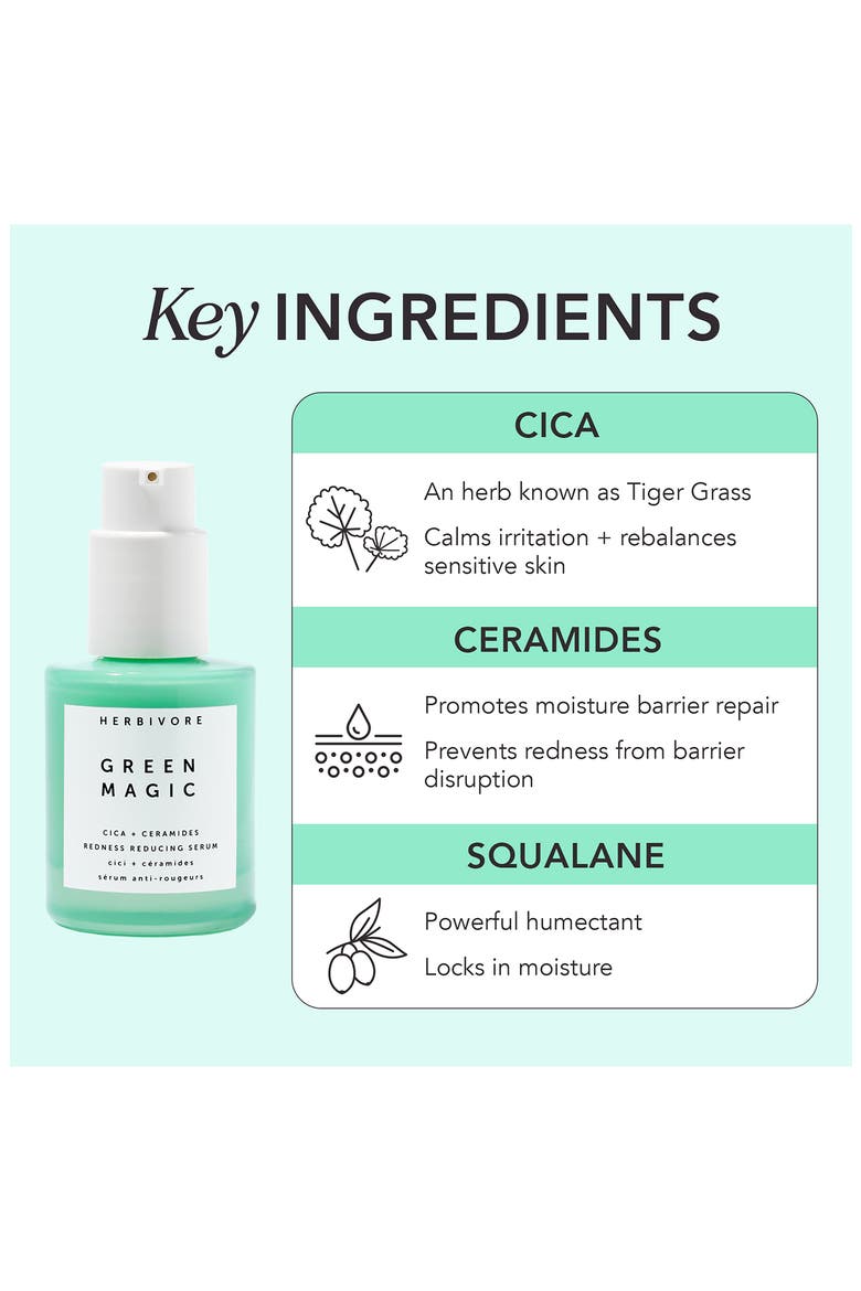 Green Magic Cica + Ceramides Redness Reducing Serum, Alternate, color, NO COLOR