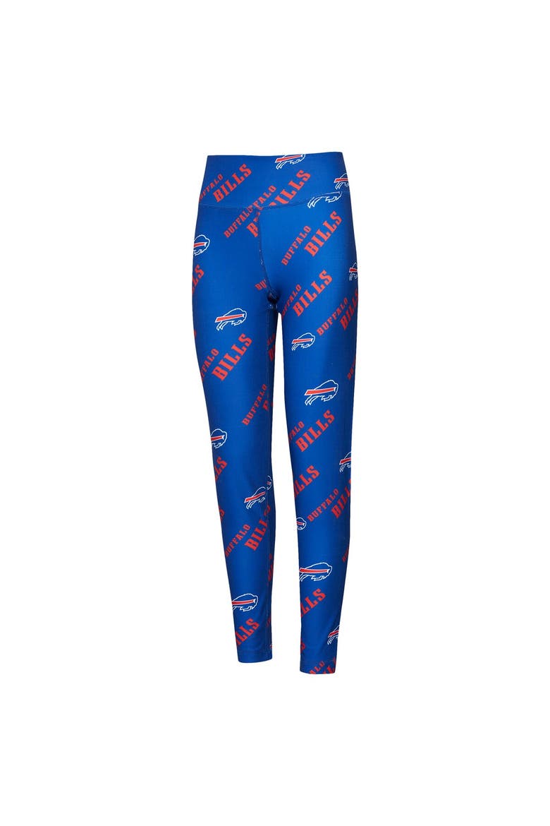 Women's Concepts Sport Royal Buffalo Bills Breakthrough Allover Print Knit Leggings, Alternate, color, Royal