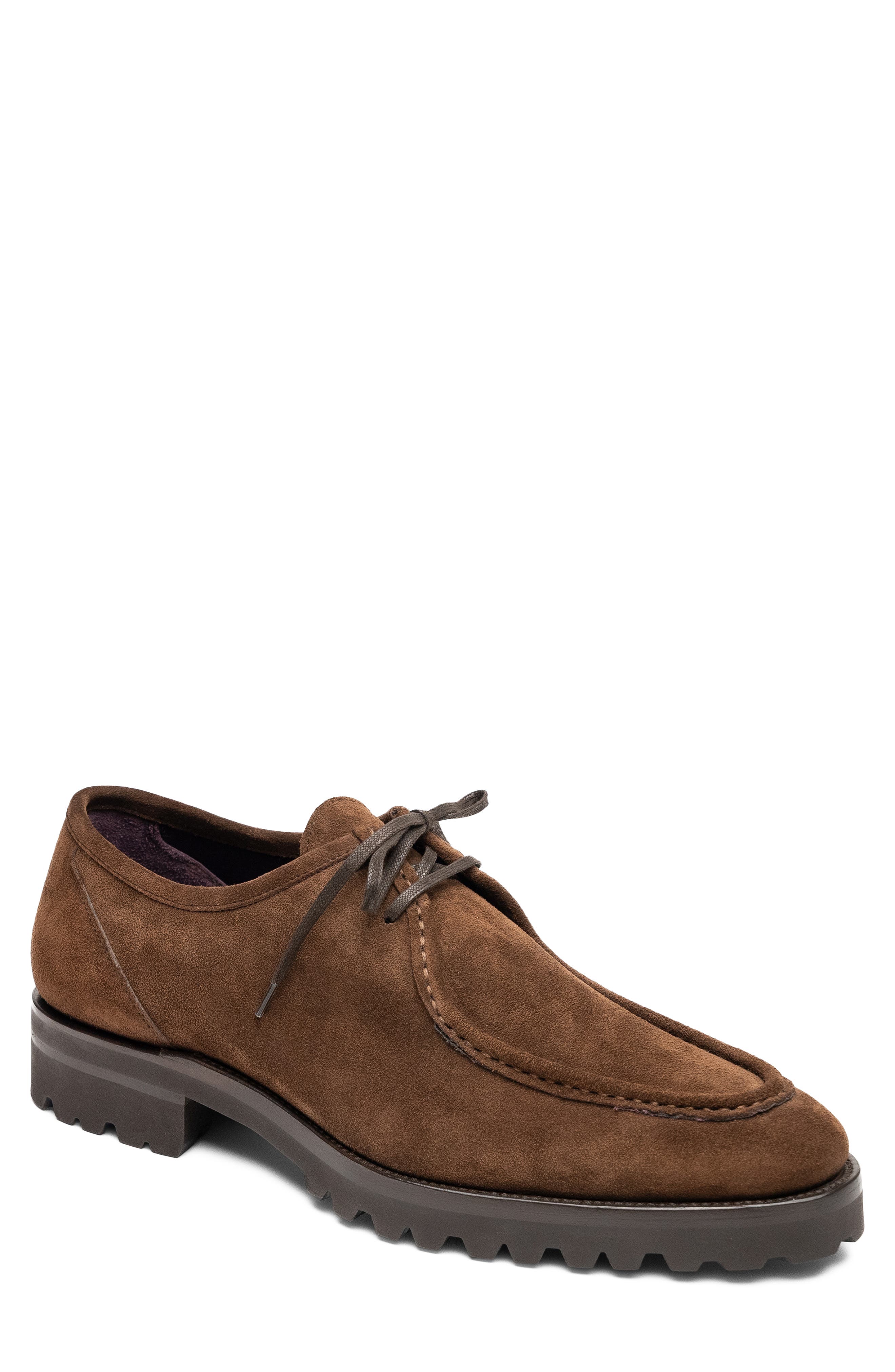 Wallaby Lace Up Derby, Main, color, CHOCOLATE