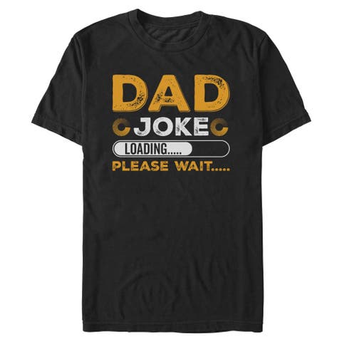 Men's Lost Gods Dad Joke Loading  Graphic T-Shirt