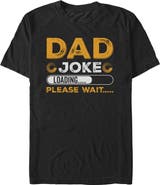 Lost Gods Men's Lost Gods Dad Joke Loading  Graphic T-Shirt
