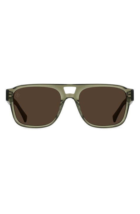 Rifka 54mm Polarized Square Sunglasses