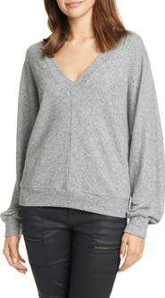 Joie Uni Ribbed V-Neck Top