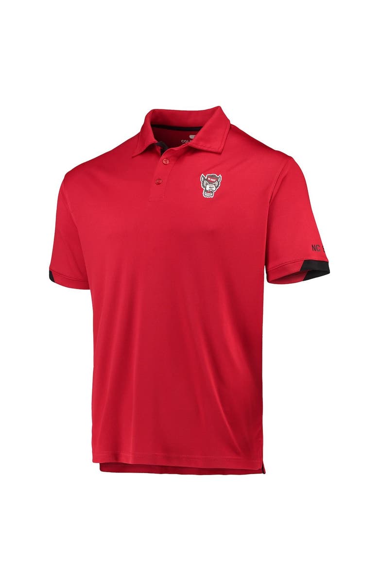COLOSSEUM Men's Colosseum Red NC State Wolfpack Santry Lightweight Polo, Alternate, color, Red