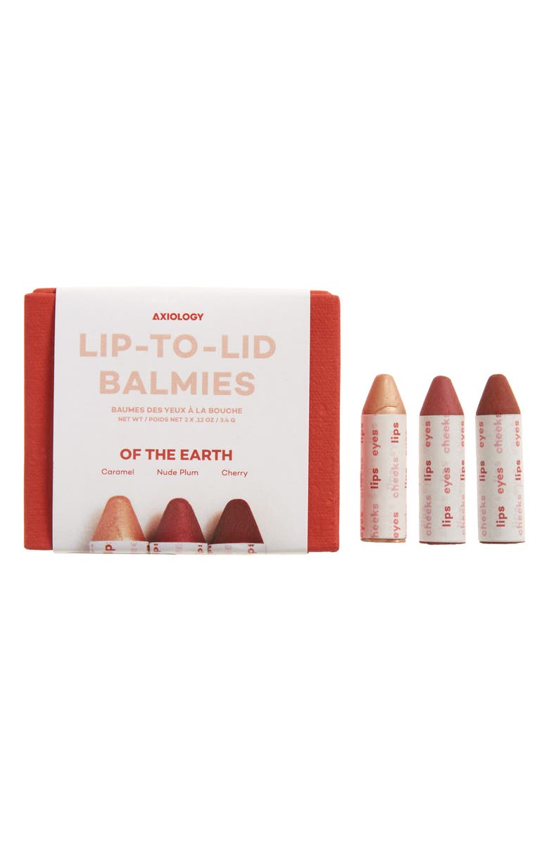 Axiology Package Free x Axiology Lip-to-Lid Balmies Set, Main, color,