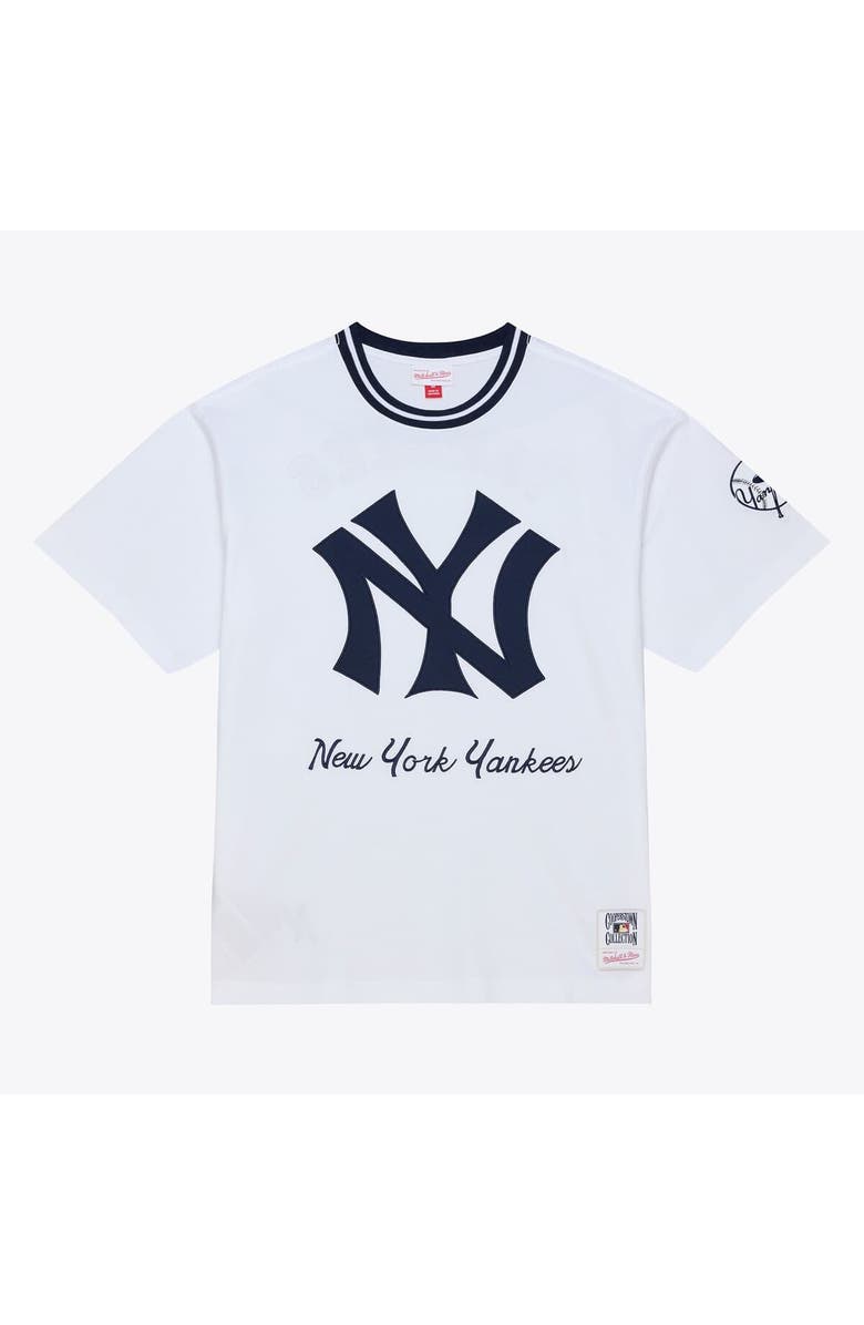Mitchell & Ness Men's Mitchell & Ness  White New York Yankees Cooperstown Collection Arctic T-Shirt, Main, color, White