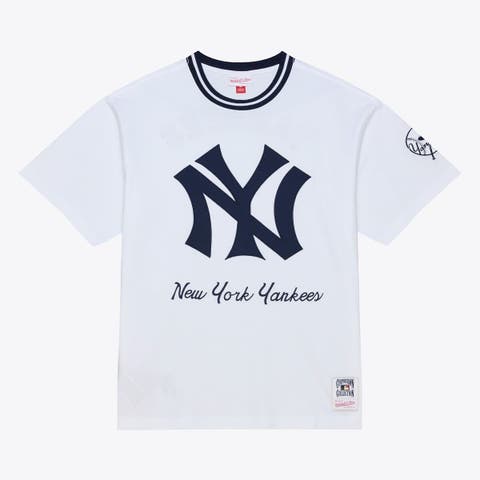 Men's Mitchell & Ness  White New York Yankees Cooperstown Collection Arctic T-Shirt