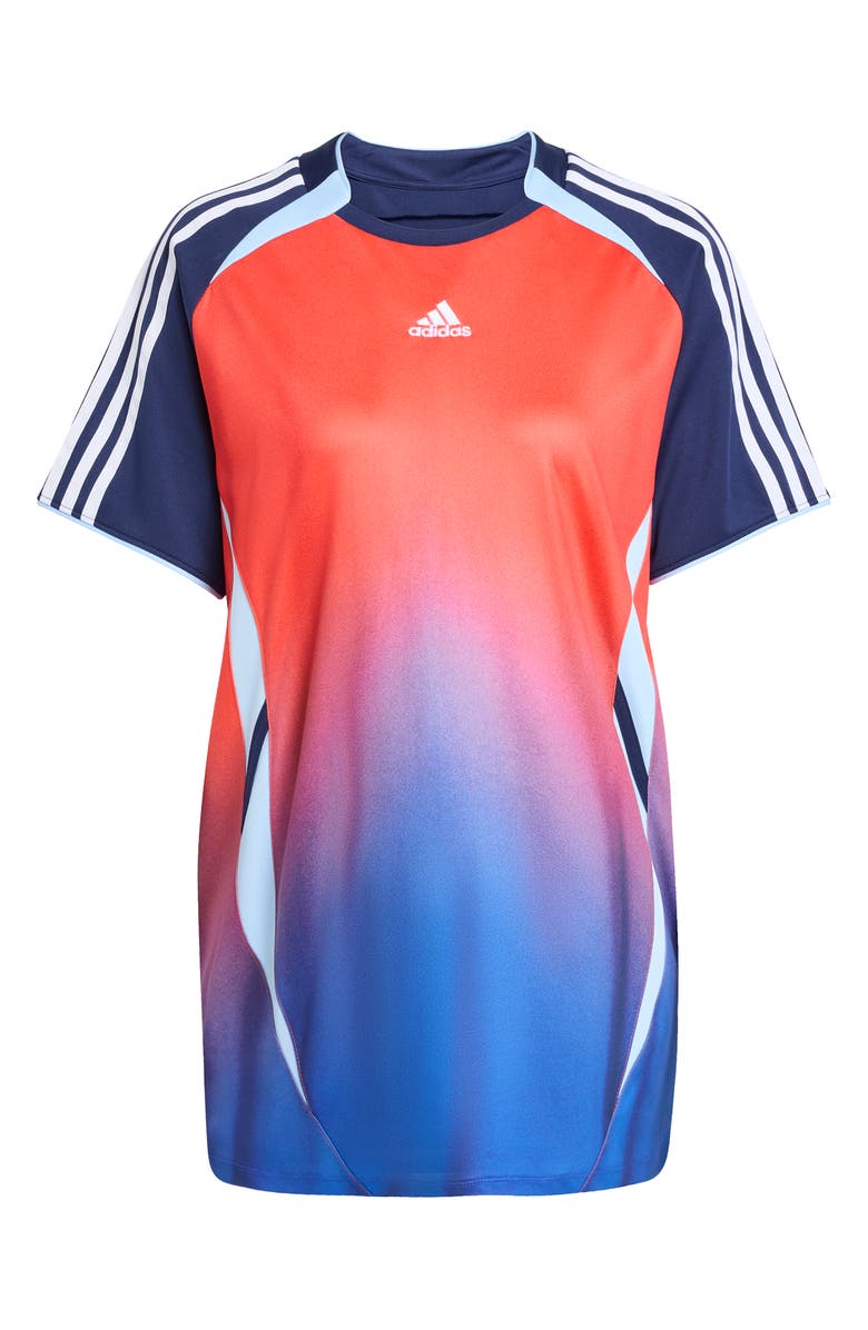 adidas Oversize Jersey T-Shirt, Alternate, color, Multicolor/ Night Indigo