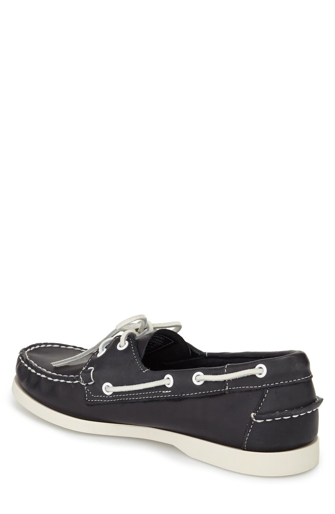 'Docksides®' Boat Shoe, Alternate, color, BLUE NITE LEATHER