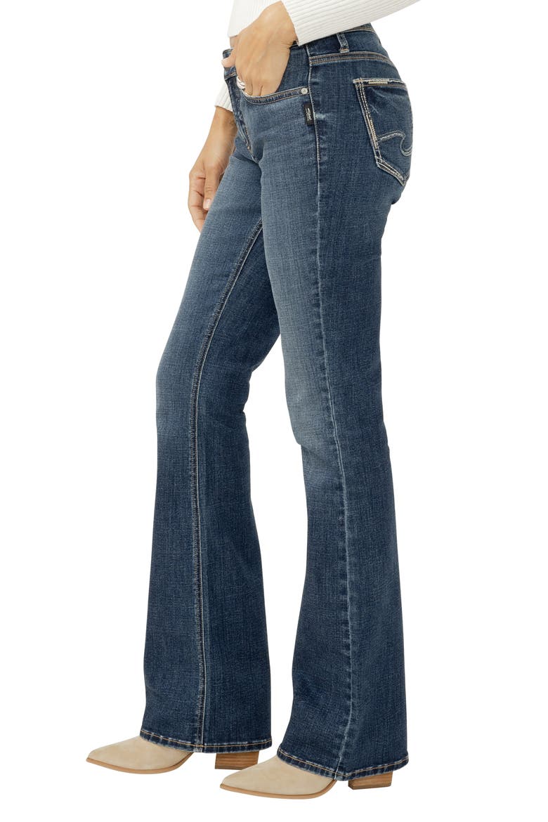 Elyse Mid Rise Bootcut Jeans, Alternate, color, ATLANTIC SHORES
