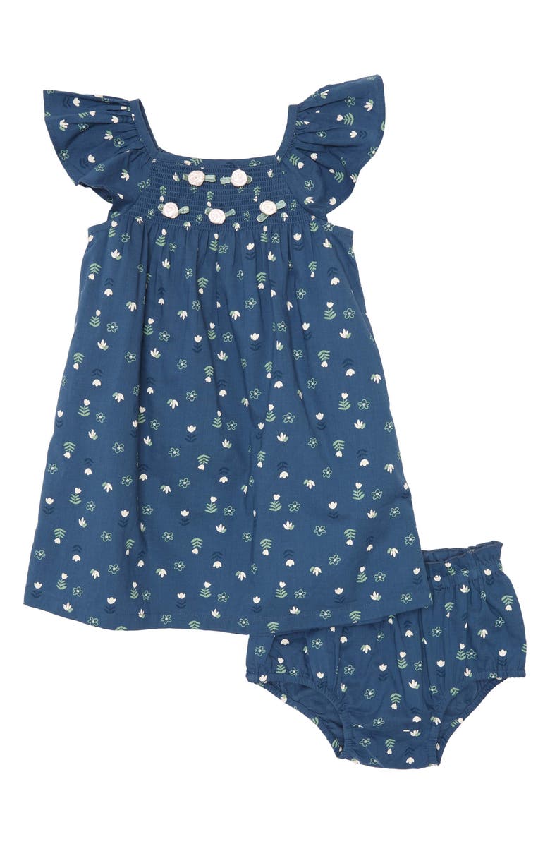 Nordstrom Floral Print Cotton Dress, Main, color, 