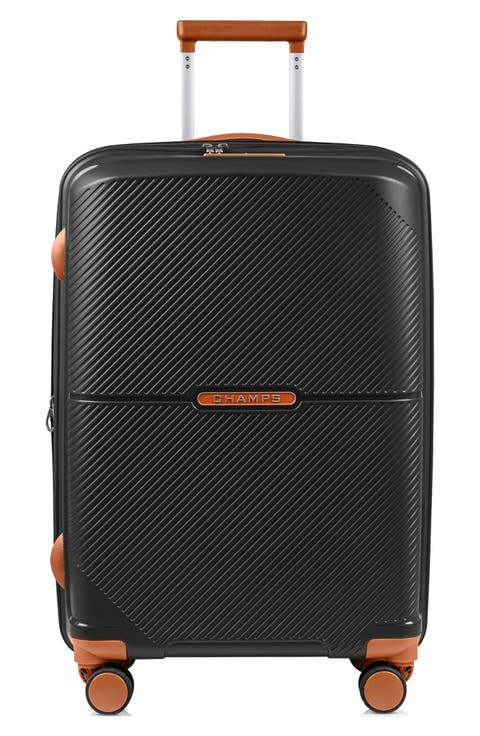 Vintage Aura 24-Inch Hardside Spinner Suitcase