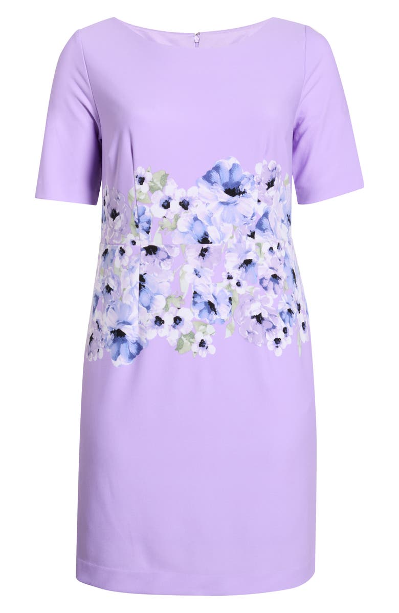 KASPER Floral Print Sheath Dress, Main, color,