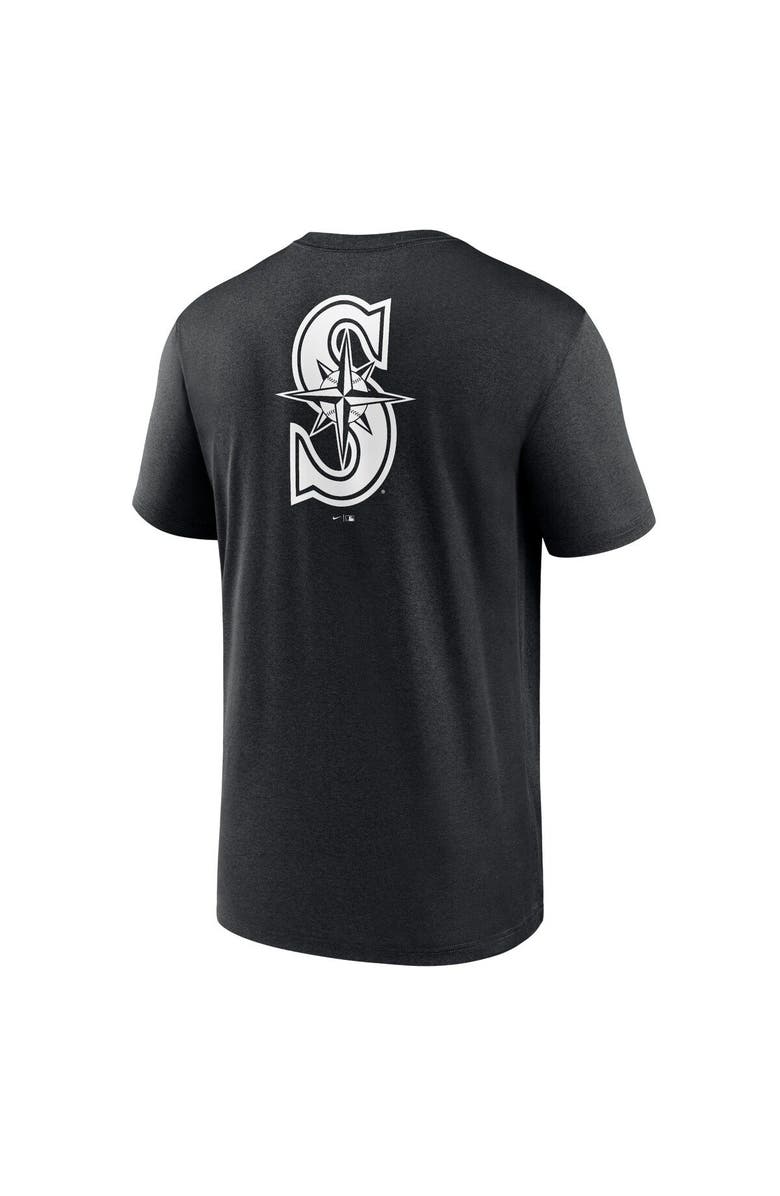 Nike Men's Nike Black Seattle Mariners Fashion Over Shoulder Logo Legend T-Shirt, Alternate, color, Black