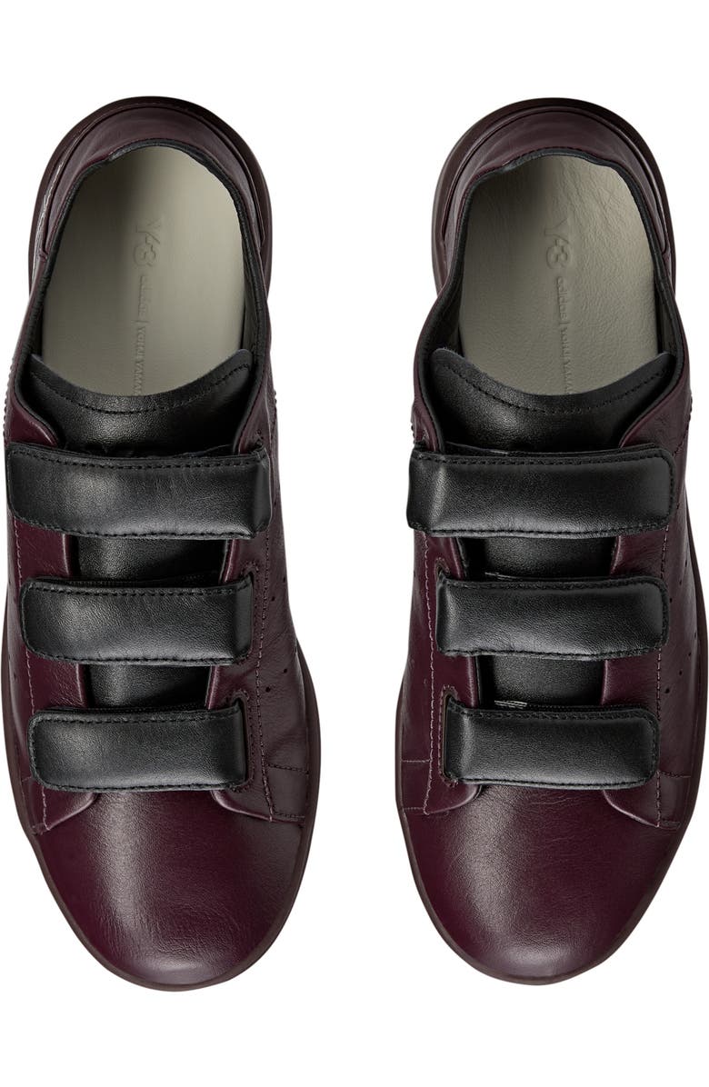 Y-3 Gender Inclusive Stan Smith Sneaker, Alternate, color, Shadow Maroon/ Black