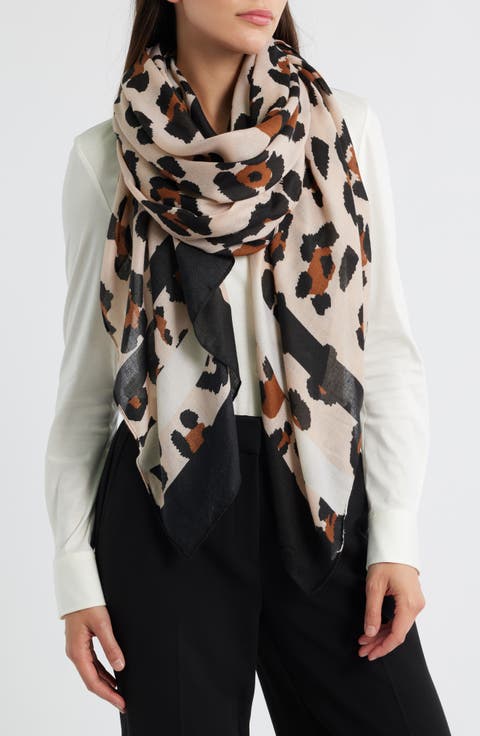 Leopard Print Scarf