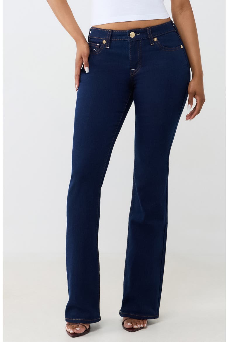 Becca Mid Rise Bootcut Jeans, Main, color, RINSE WASH