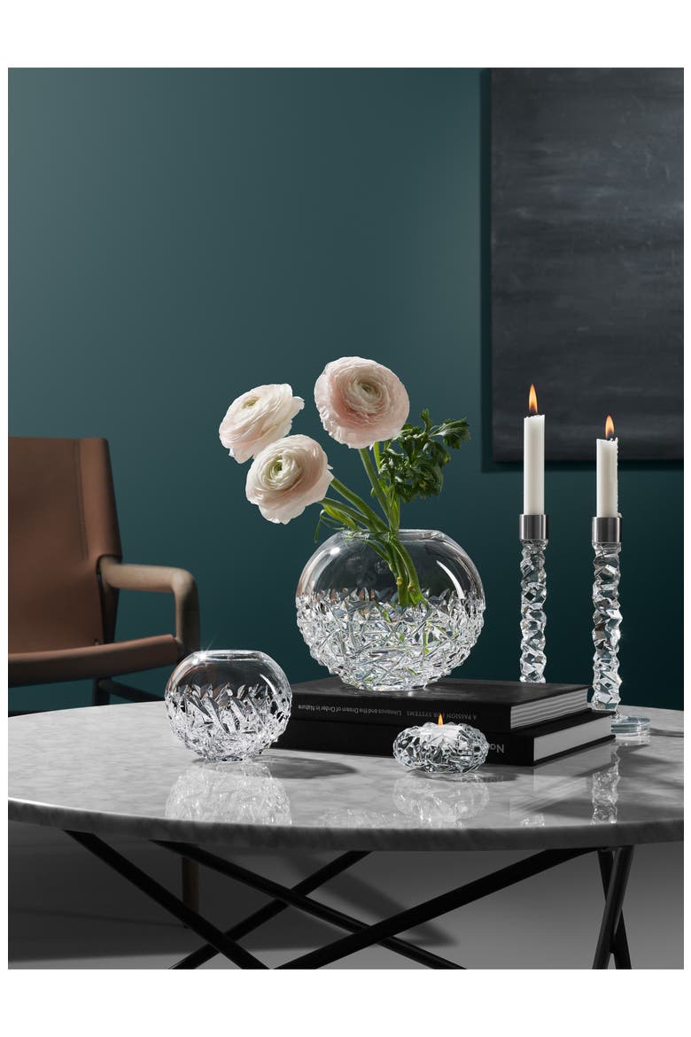 Carat Set of 2 Candlesticks, Alternate, color, CLEAR