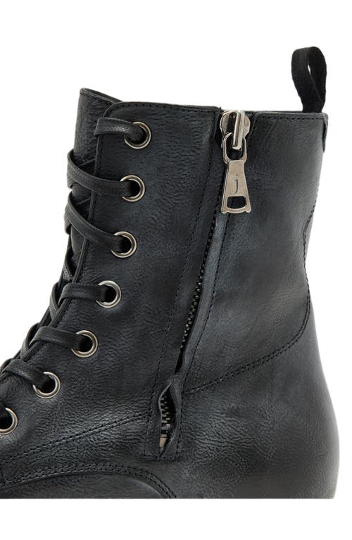 John Varvatos Two Five Two Zip Combat Boot In Black