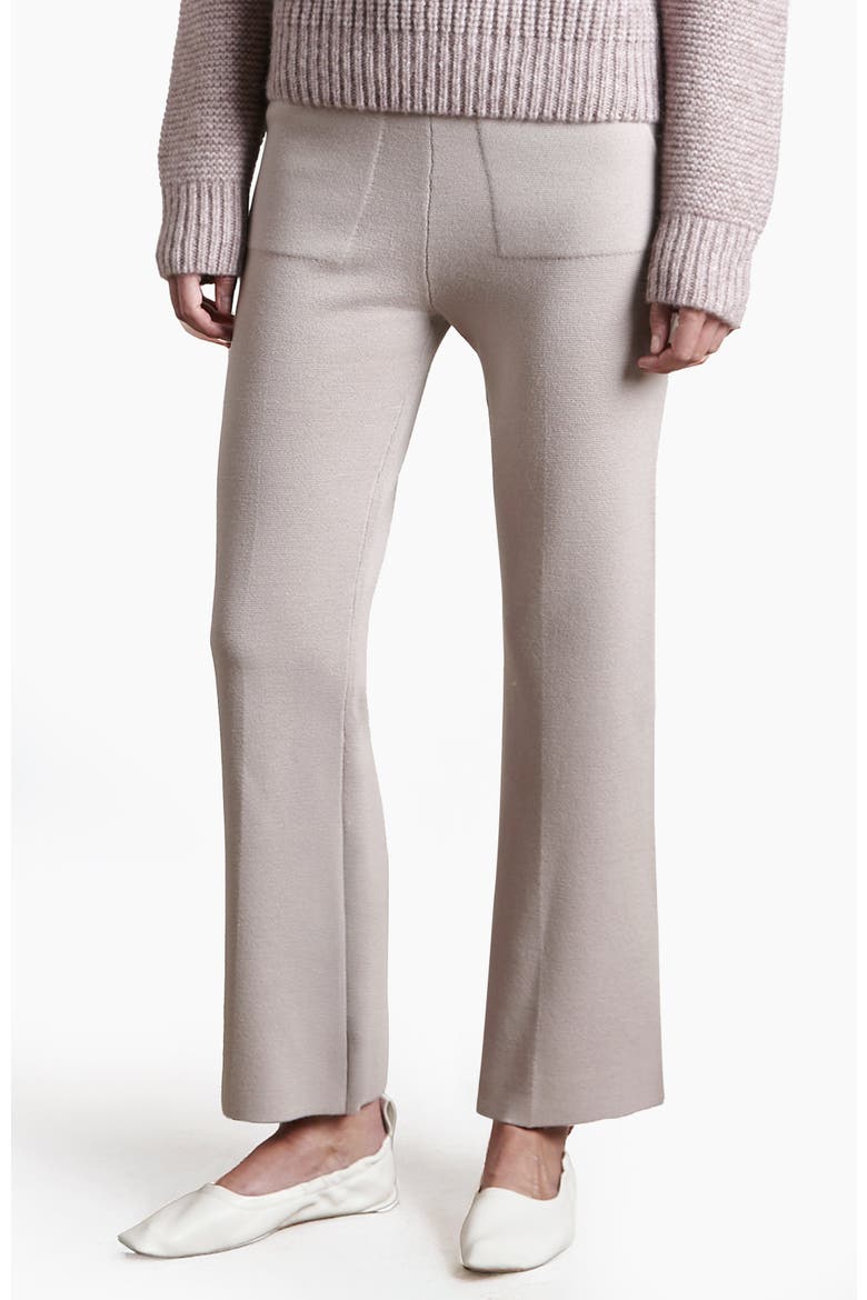 Merino Margo Knit Pants, Alternate, color, Dove Grey