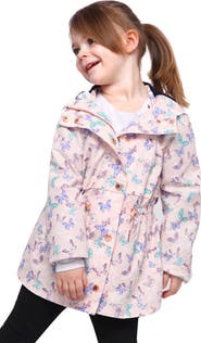 Rokka&Rolla Kids' Lightweight Rain Jacket Trench Coat