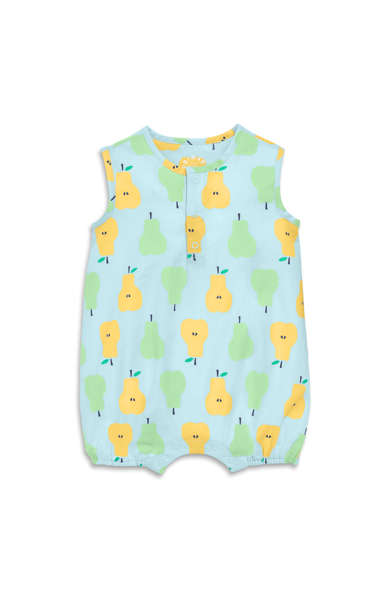 Primary Baby Henley Tank Shortie In Cutout Pears, Main, color, Saltwater Pears