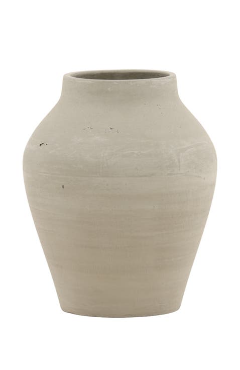 Leander Cement Outdoor Vase