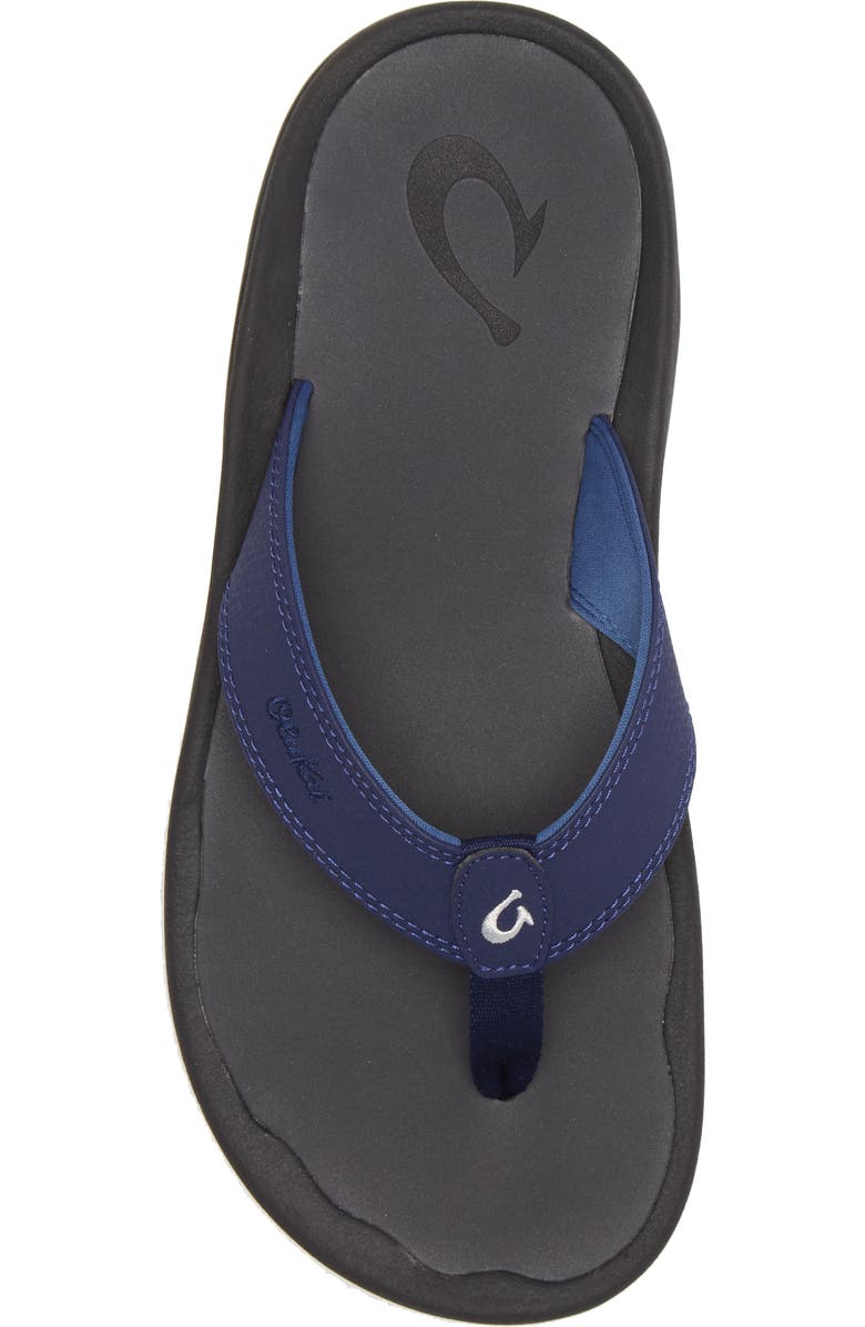 OluKai Ohana Flip Flop, Alternate, color, Pacifica / Dk Shadow