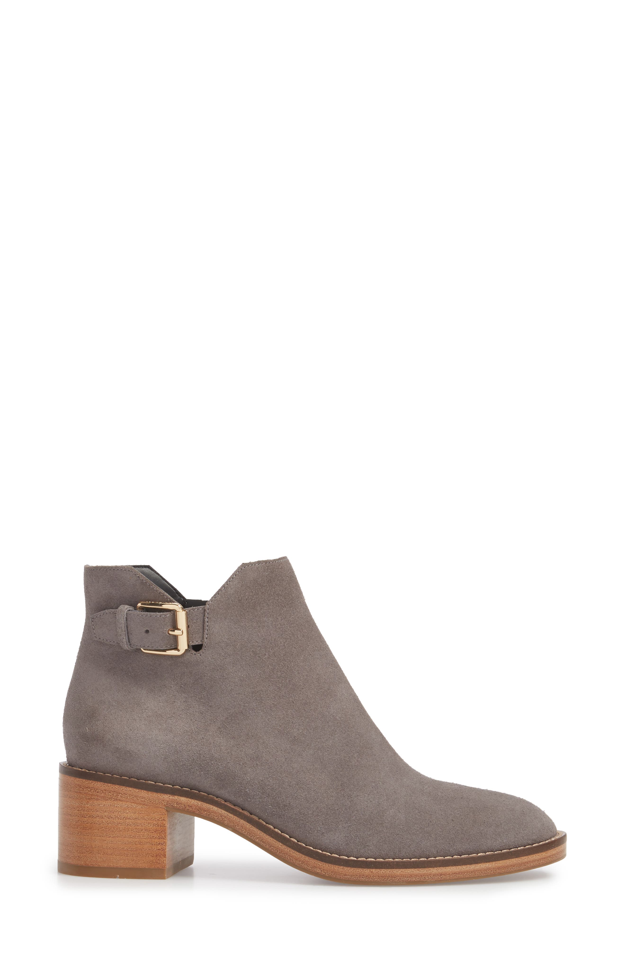 Harrington Grand Buckle Bootie, Alternate, color, STORM CLOUD SUEDE