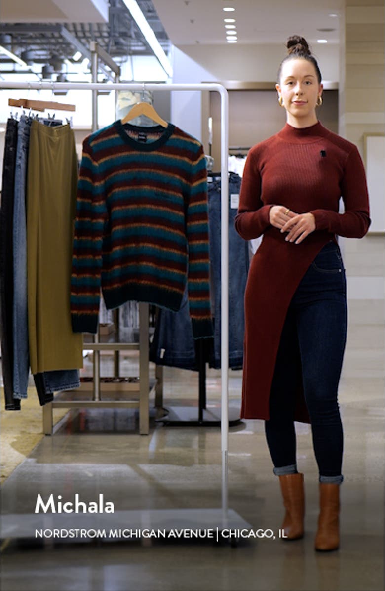 Varsity Faux Leather Bomber Jacket, sales video thumbnail