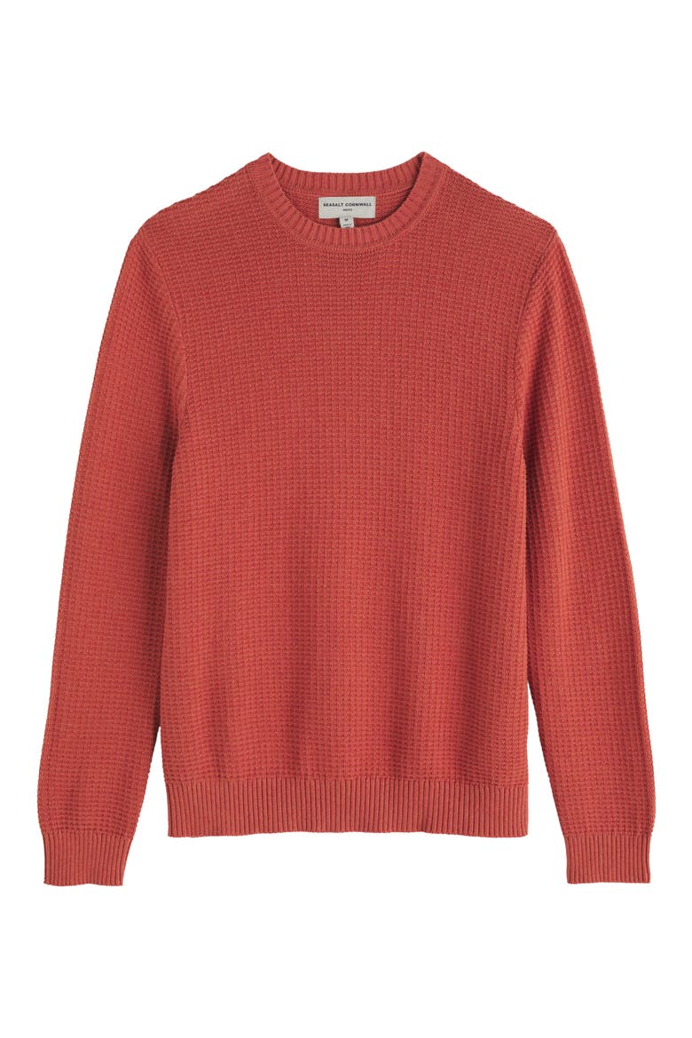 Mizzen Organic Cotton Crewneck Sweater, Alternate, color, DUSTY COPPER