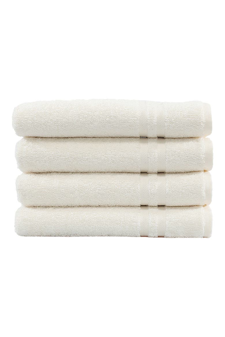 Denzi Turkish Cotton Hand Towel - Set of 4, Alternate, color, CREAM