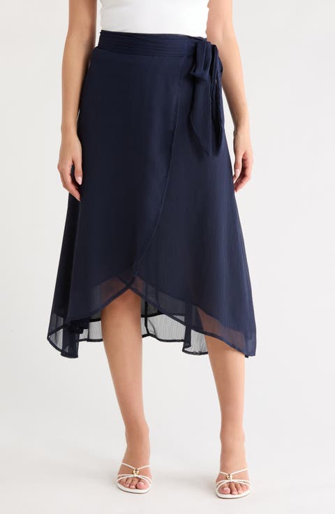 Yasinia Faux Wrap Skirt