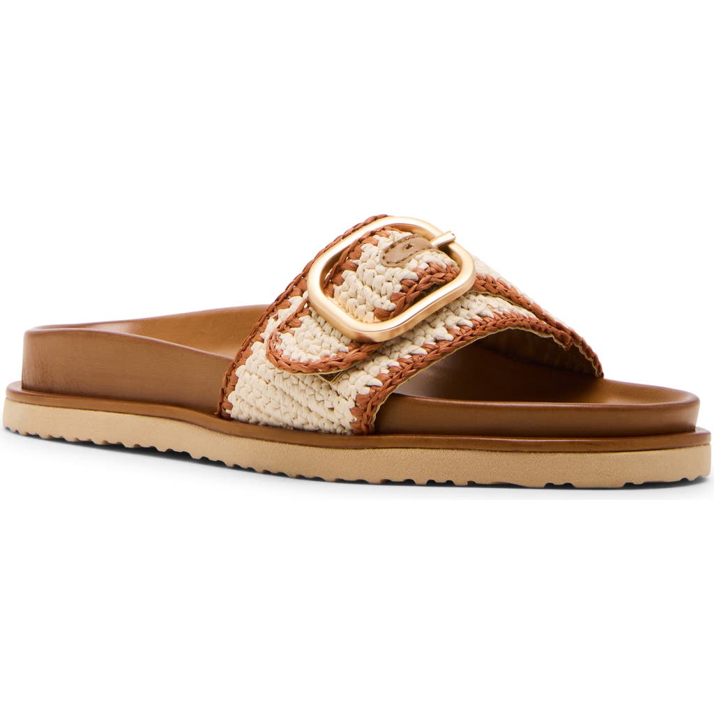 Steve Madden Memphis Slide Sandal In Brown