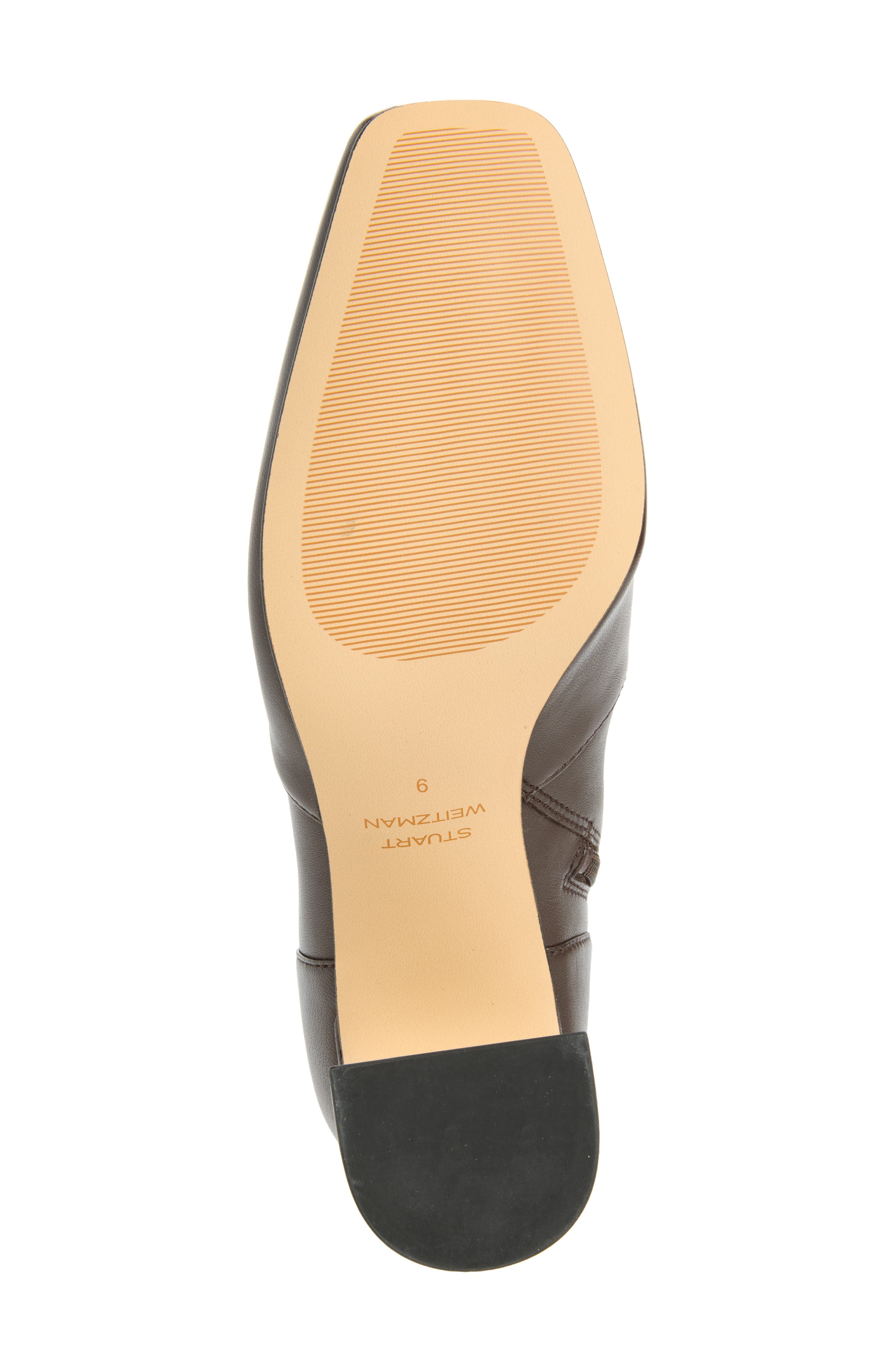 Simona Stretch Leather Bootie, Alternate, color, WALNUT STRETCH NAPPA