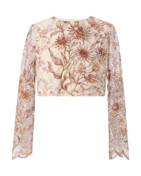 Starla Sequin Embroidered Top (toddler, Little Kid & Big Kid)