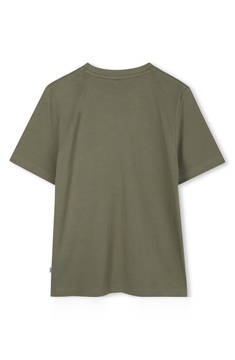 BOSS Kidswear Kids Paint Splatter Cotton T-Shirt, Alternate, color, Green