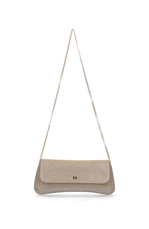 Medium Clutch With Cross Body Chain Strap