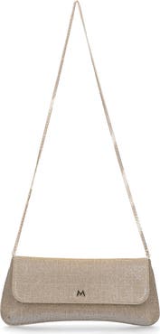 MASCARO Medium Clutch With Cross Body Chain Strap