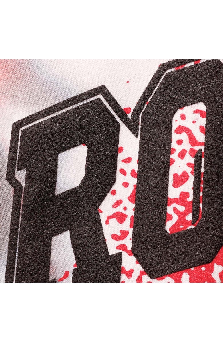 Junk Food Men's Junk Food Cream Houston Rockets Tie-Dye Pullover Hoodie, Alternate, color, 